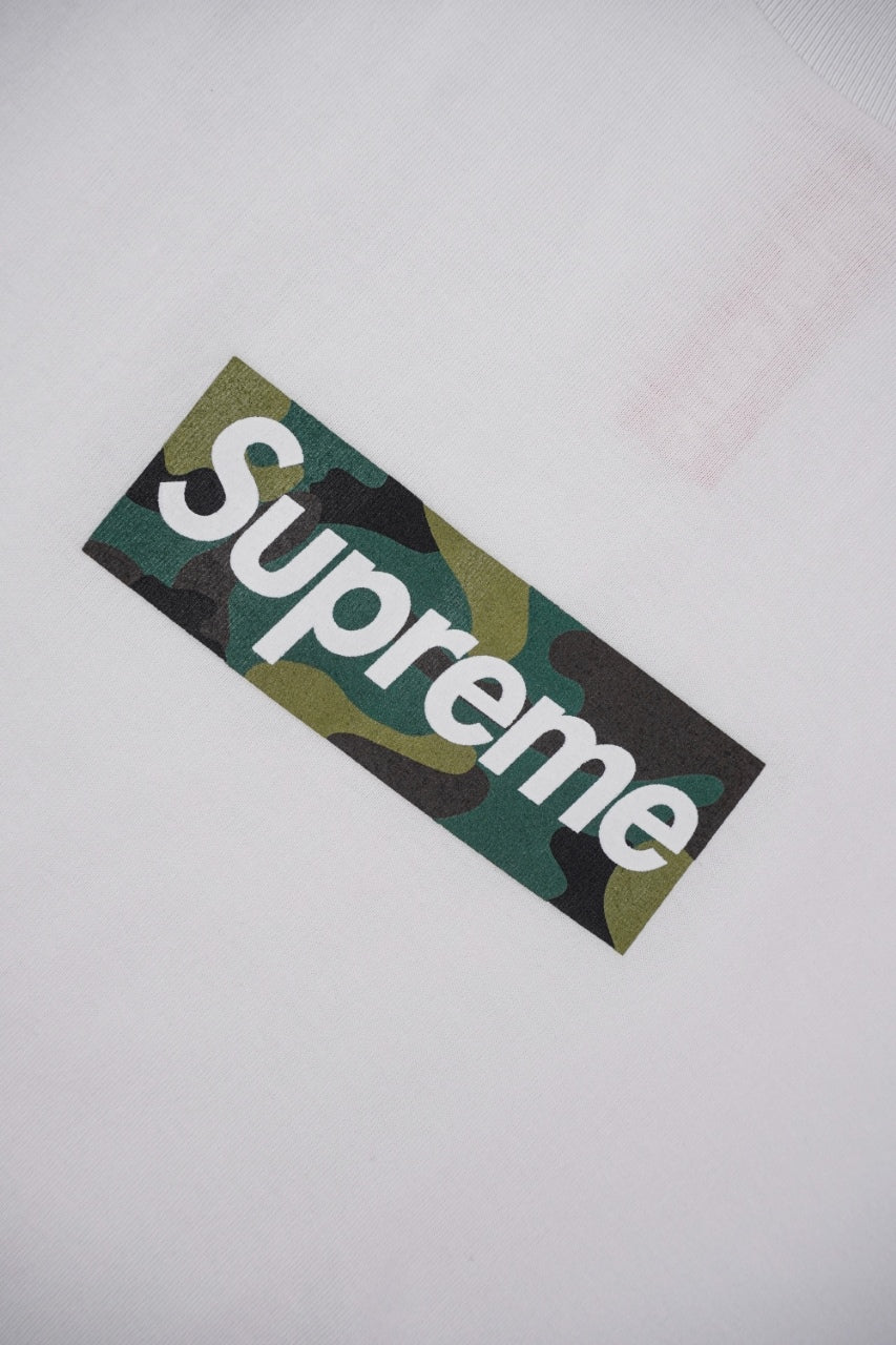 SUPREME BOX LOGO TEE WHITE