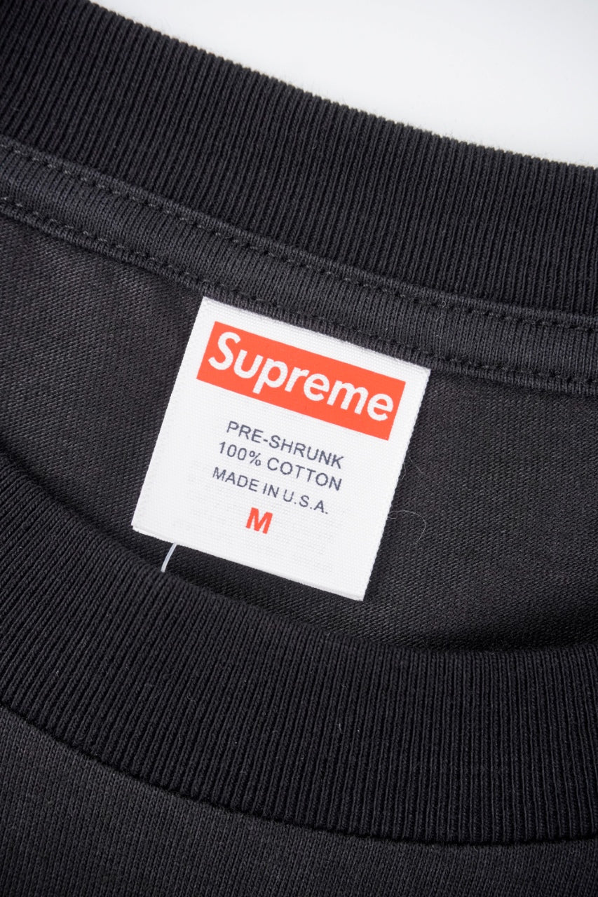 SUPREME BOX LOGO TEE BLACK