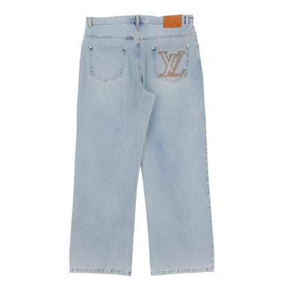 LV LIGHT BLUE JEANS