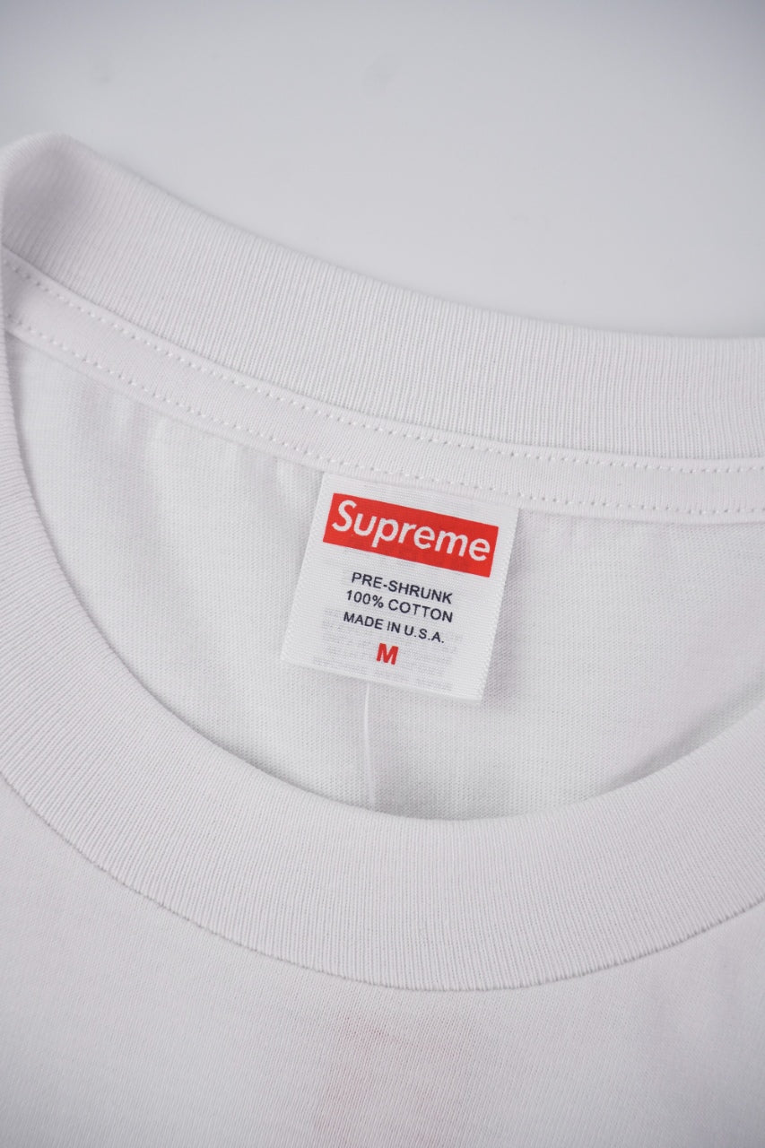 SUPREME BOX LOGO TEE WHITE