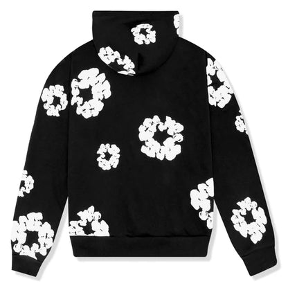 DEN1M TEARS HOODIE BLACK